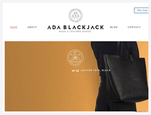 Tablet Screenshot of adablackjackgoods.com
